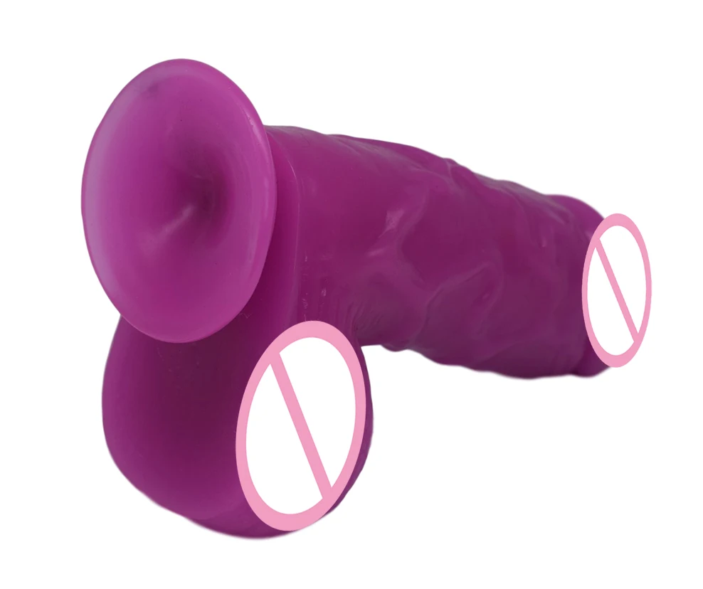 Реалистичные фаллоимитаторы огромный пенис с присоской Женский мастурбатор