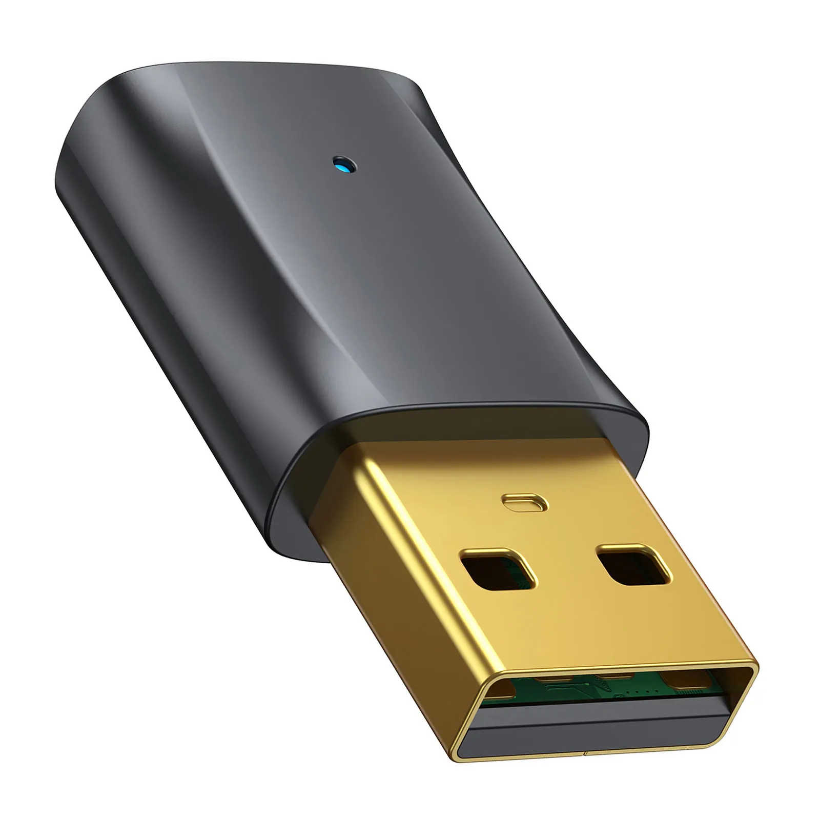 

USB аудио Bluetooth адаптер портативный Bluetooth аудио преобразователь сигнала для компьютера высокоскоростной USB Bluetooth 5,0 передатчик