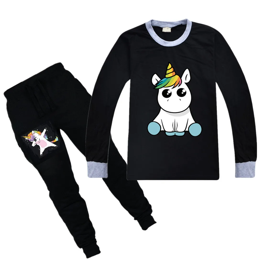 Unicorn Hoodies Kids Sweatshirts Cotton Boys Hooded Cardigan T Shirt Baby Toddler Girls Coat Casual Tees Sportswear Clothes | Детская