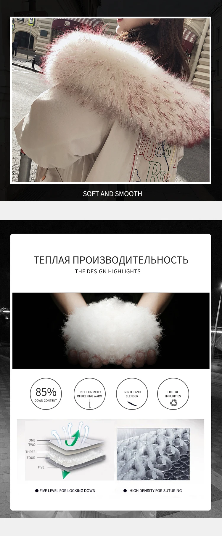 Mishow Женский пуховик с карманами MX18D8844