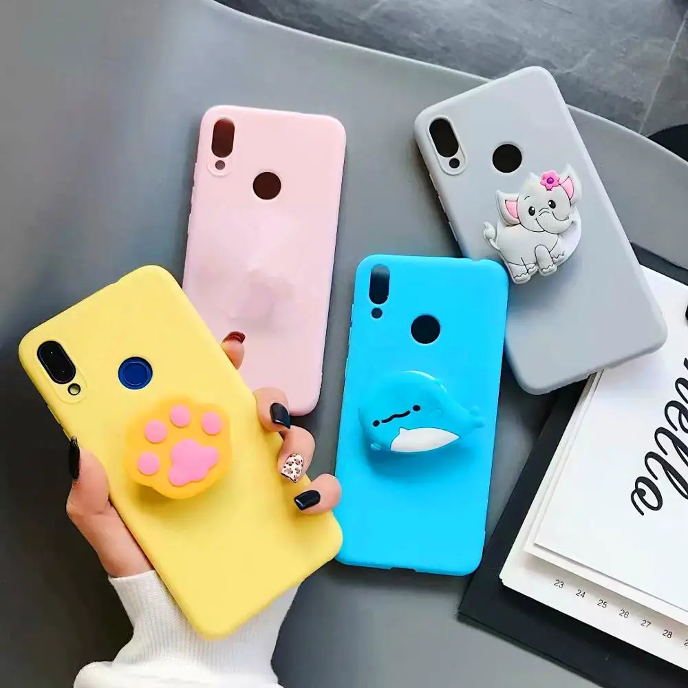Чехол для телефона xiaomi redmi note7 note8 note5 note6 6a 4a 4x 5a K20 Pro 3D мультяшный складной