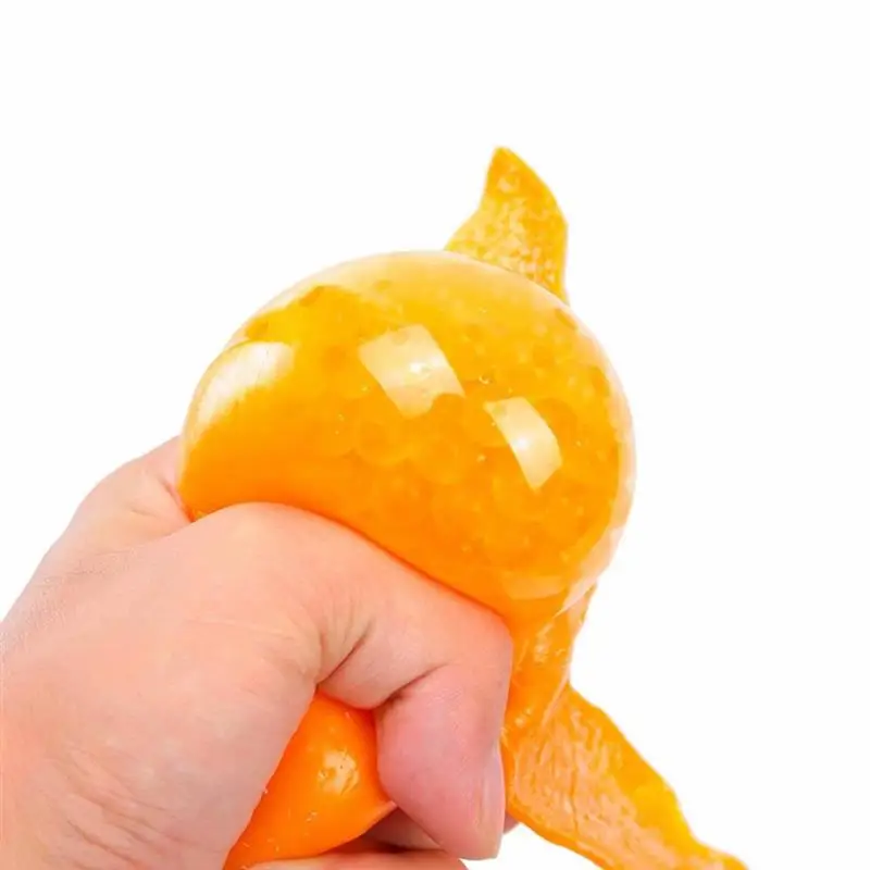 

TPR Soft Orange Squeezing toys Ball Fruit Sensory Antistress decompression Toys Gift For Kids Adults