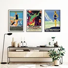 Плакаты Испании, Барселоны, Сан-Себастьян, Валенсия, осень, винтажные дорожные картины на холсте, современный подарок, Декор для дома и комнаты