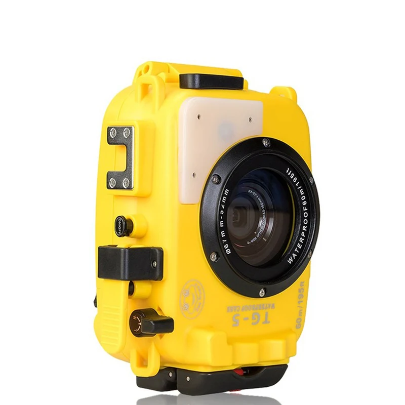 Seafrogs водонепроницаемый корпус 60 м/195ft Дайвинг камера Чехол для Olympus TG-5 камера Подводный защитный корпус