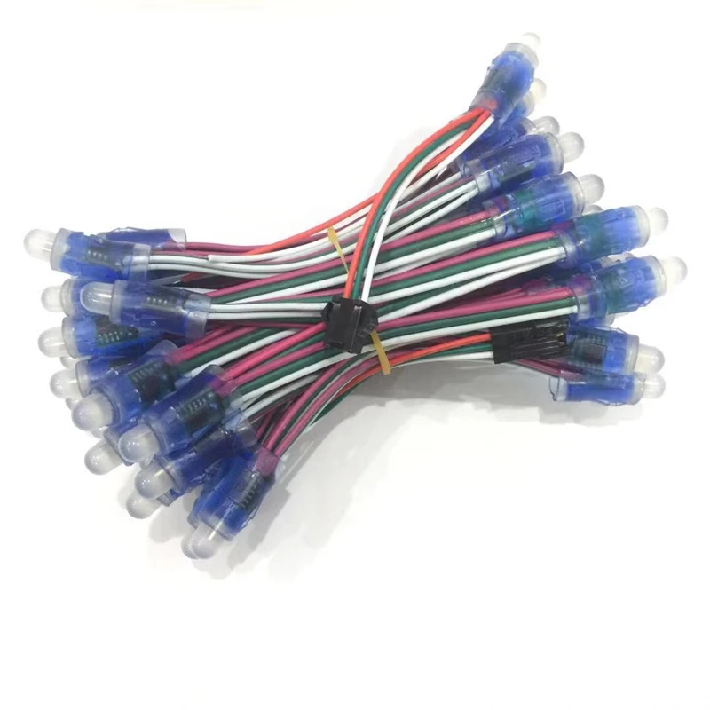 50 шт. 12 мм WS2811 полный Цвет светодиодный пиксель светильник Модуль DC 5V