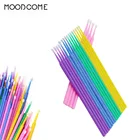 500 шт Одноразовые микро чистые кисти для наращивания ресниц, принадлежности для индивидуальных аппликаторов, кисти для женщин