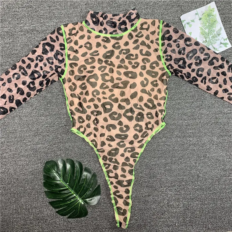 Лидер продаж сетчатый монокини с высокой посадкой купальный костюм вырезами