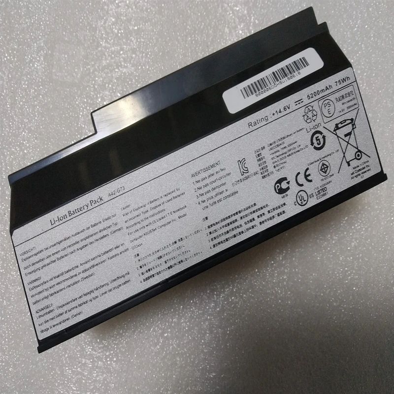 Новые оригинальные A42-G73 Аккумулятор для ноутбука ASUS G73J G73G G73S G73GW G73SW G73JH G73JW G73-52 G73j
