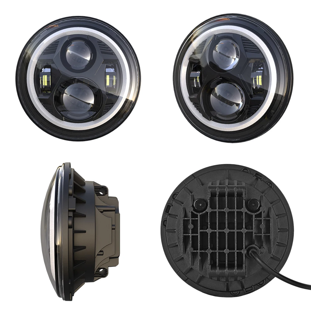 

2pcs Led Headlight Bulbs H4 H13 for Harley Touring Ultra Classic Electra Street Glide Road King Yamaha Motorcycle Headlamp