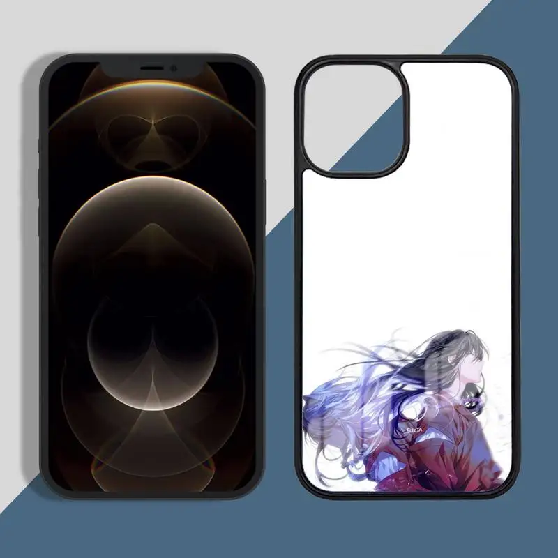 

Japanese manga Inuyasha Sesshoumaru Phone Case PC for iPhone 11 12 pro XS MAX 8 7 6 6S Plus X 5S SE 2020 XR