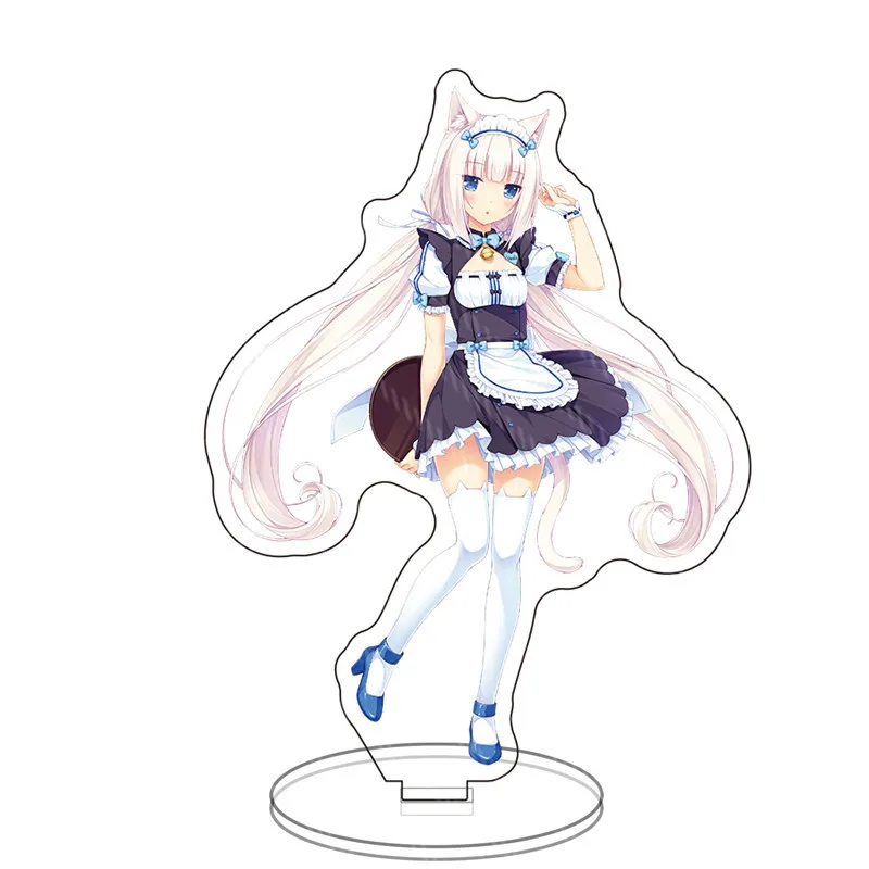 

NEKOPARA Keychain Man Acryli Standing Anime Key Chain Women Key Ring Pendant Sandalphon High Quality Key Holder Fashion Brelok