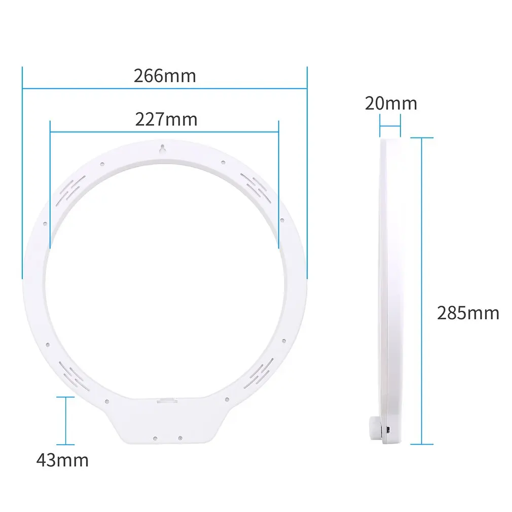 

Zomei Desktop Ring Light 3200K-5500K Dimmable 128 LEDs Photography Lamp with Camera Ball Head for Makeup Photo Studio Video