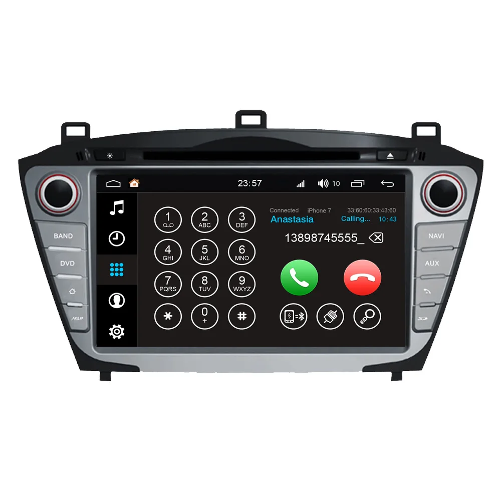 Для Hyundai IX35 Tucson 2014 2015 Android 8 0 сенсорный экран аудио автомобильные мультимедийные