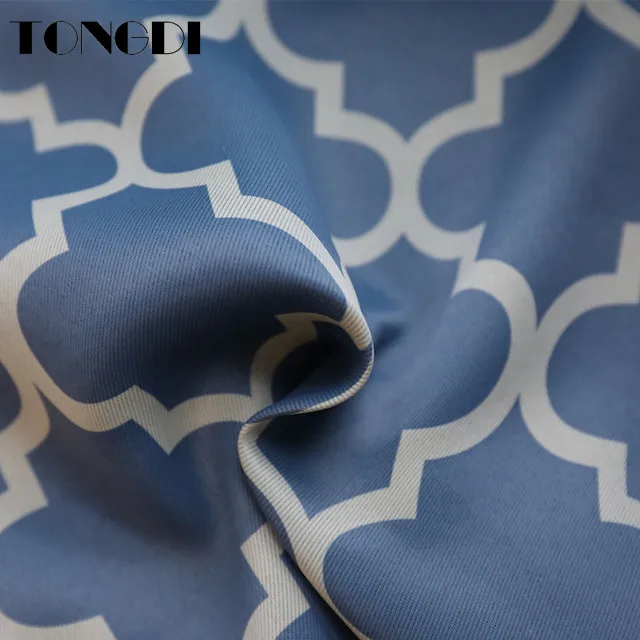 Затемняющая занавеска TONGDI элегантная Современная с геометрическим рисунком