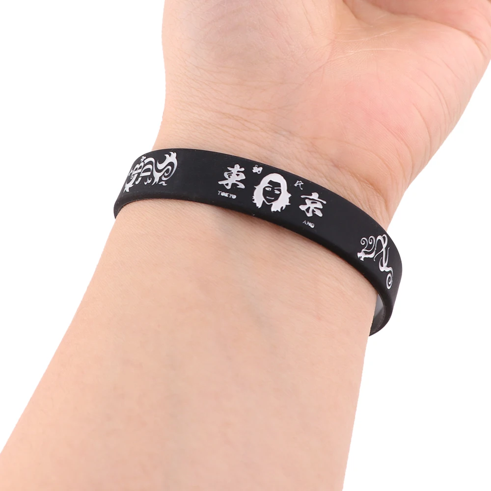 

Tokyo Revengers Bracelets on Hand Anime Bracelet for Women Silicone Wristband Jewelry Men's Bangles Fashion Accessories