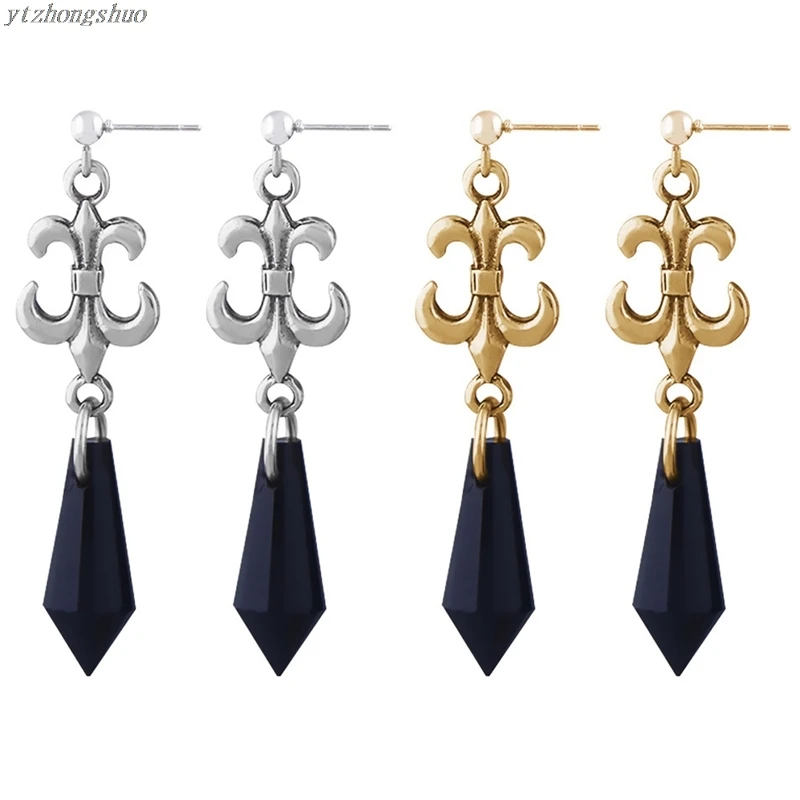 Сейлор Мун Черный Леди зла черные сережки со стразами Tsuking Усаги аниме серьги для