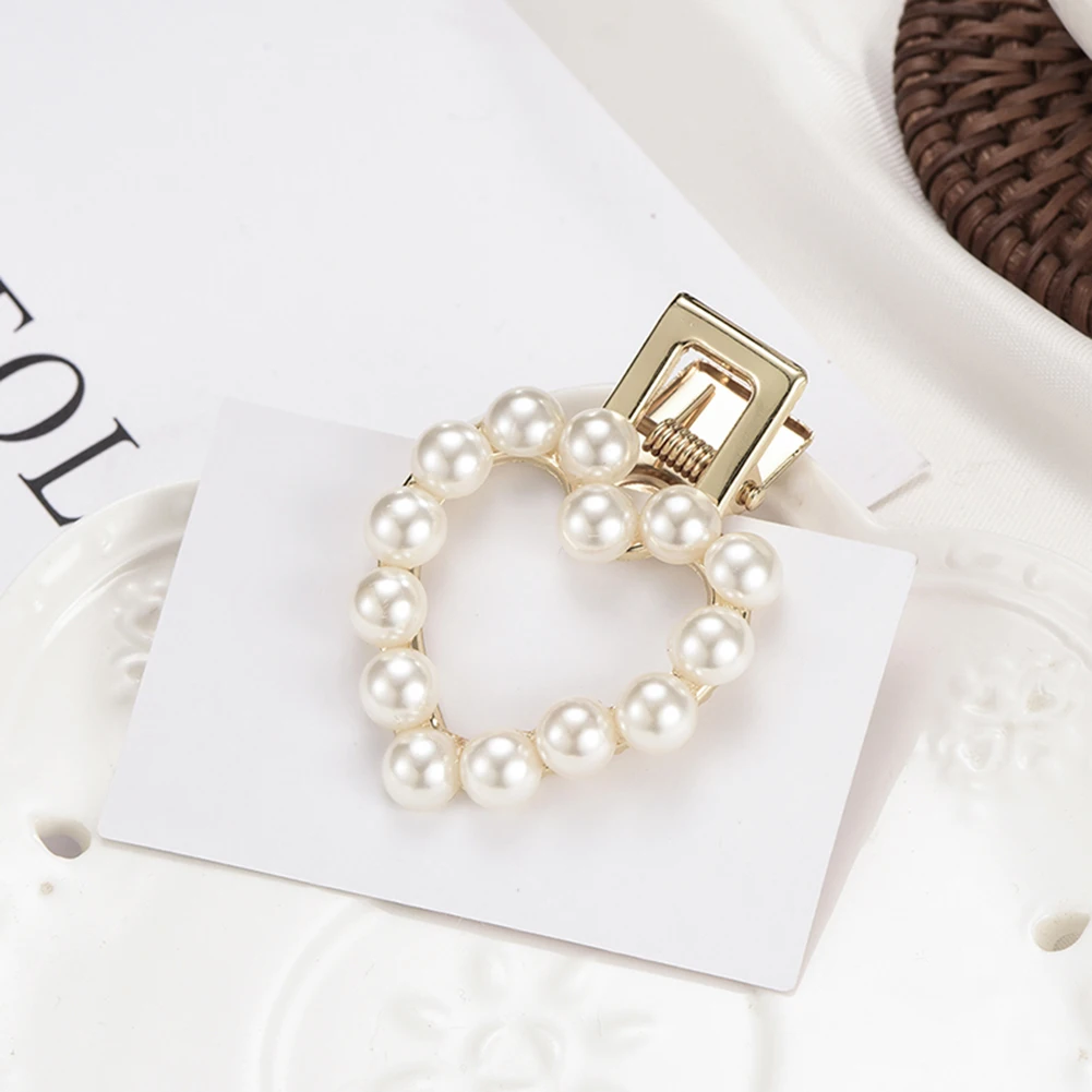 1 шт. роскошные стразы с жемчужинами металлическая Шпилька заколка для волос