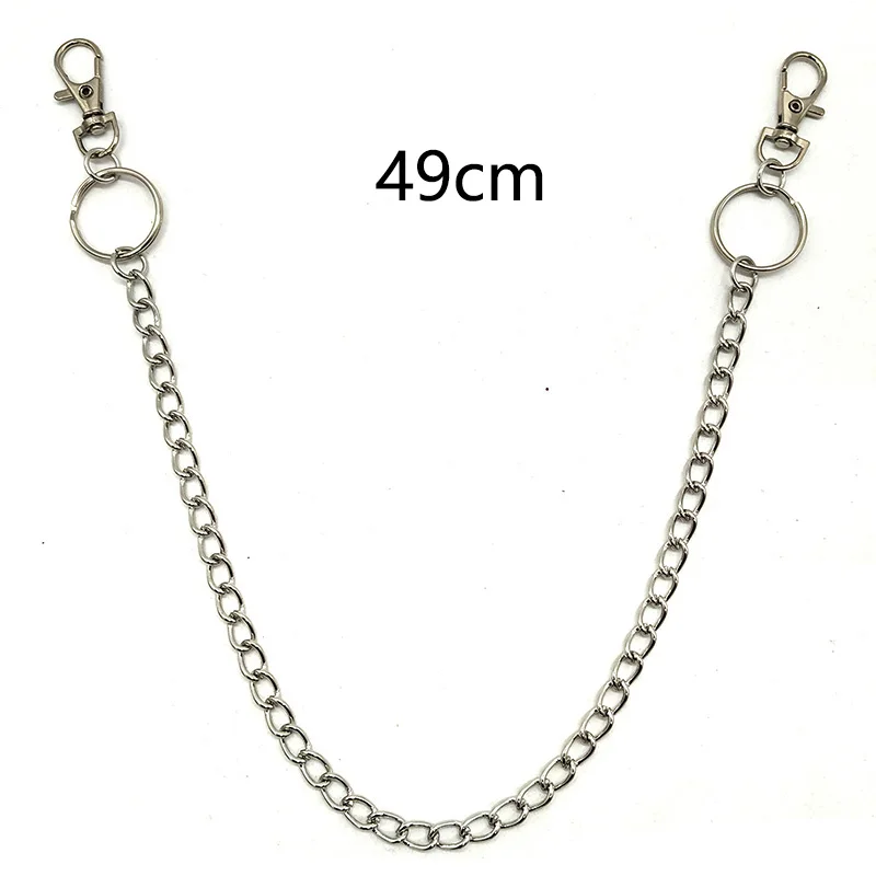 

Keychains Punk Street Trouser For Women Men Metal Belt Chain Hipster Pant Keyring Jewelry