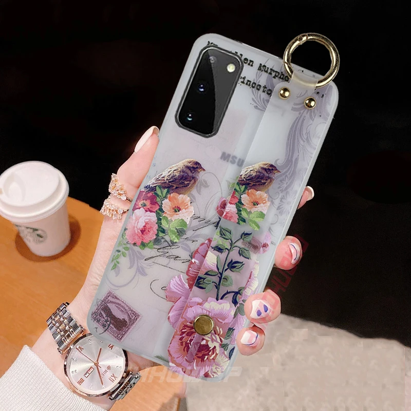 Силиконовый чехол с цветочным принтом для Samsung Galaxy S20 FE S21 A12 A32 A02S A42 A52 A72 A21S A51 A71 A01 A11