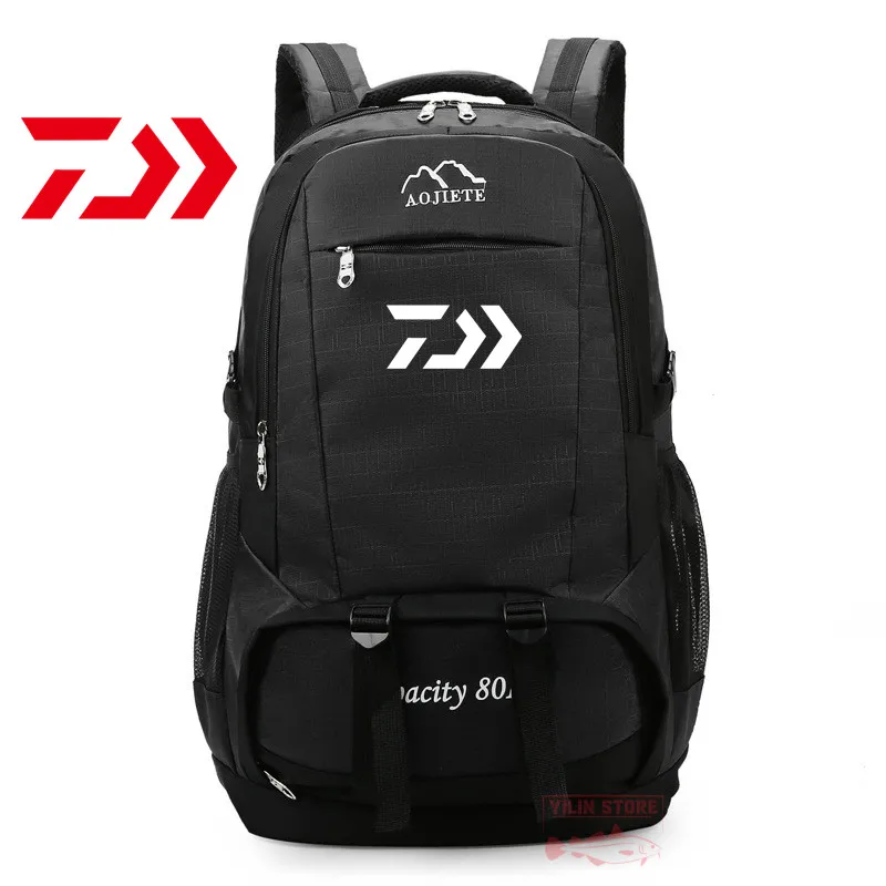 

2021 Daiwa Fishing Bag Men Women Multifunctional Hiking Bag Large Capacity Outdoor Sports Backpack Waterproof Fishing Backpack