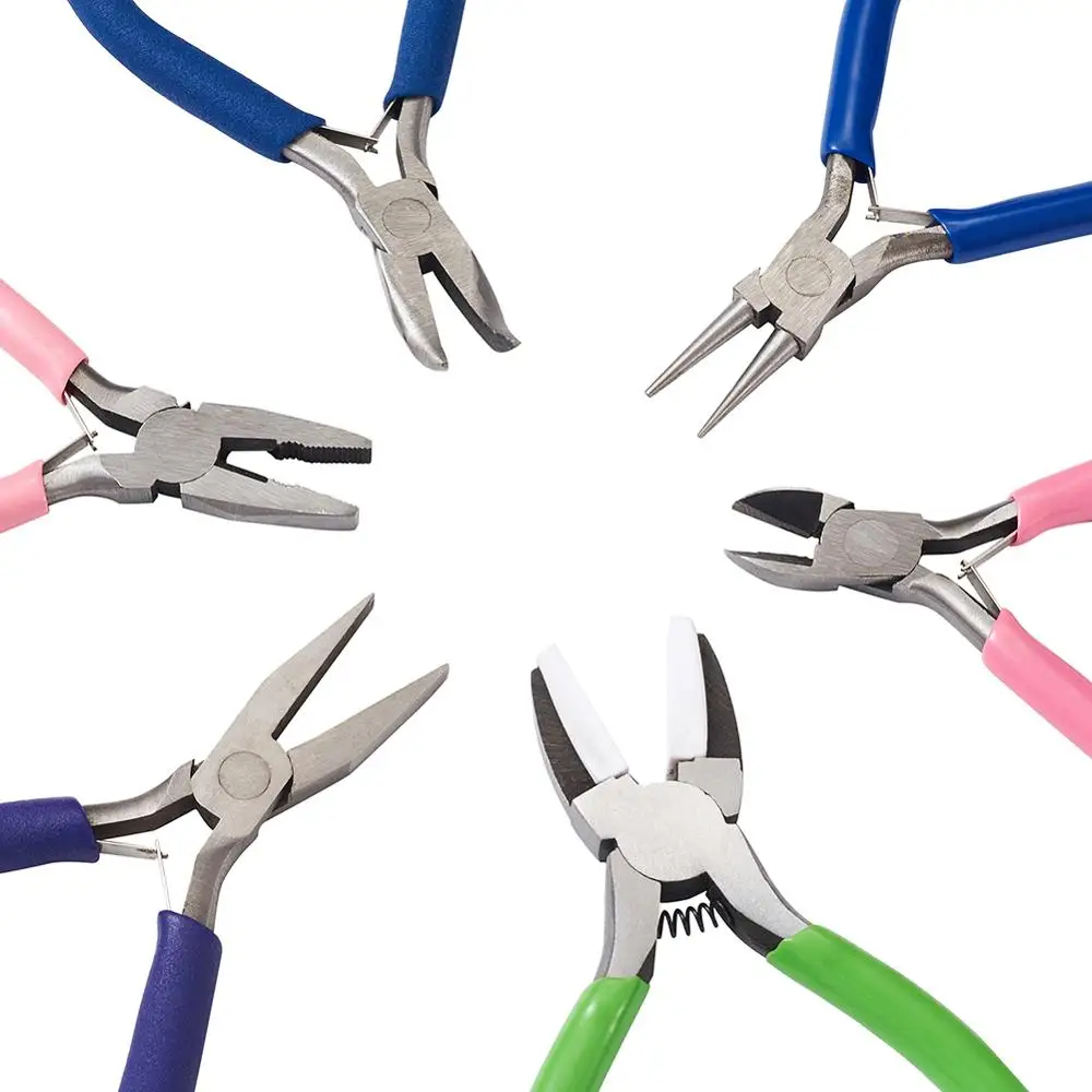 

DIY Jewelry Pliers Tools Flat Nose Pliers DIY jewelry making Supplies Tool F70