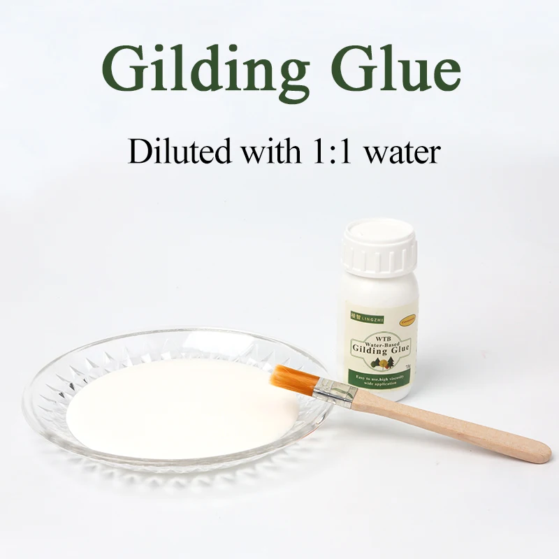 70 мл (140 мл) Золотой клей для золотой фольги на водной основе листы крафтовой