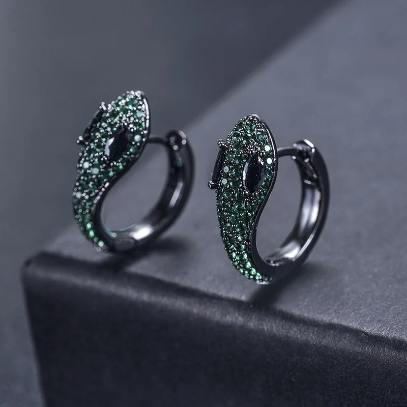 Уникальный дизайн ювелирное изделие кубический цирконий dazzlling в форме змеи