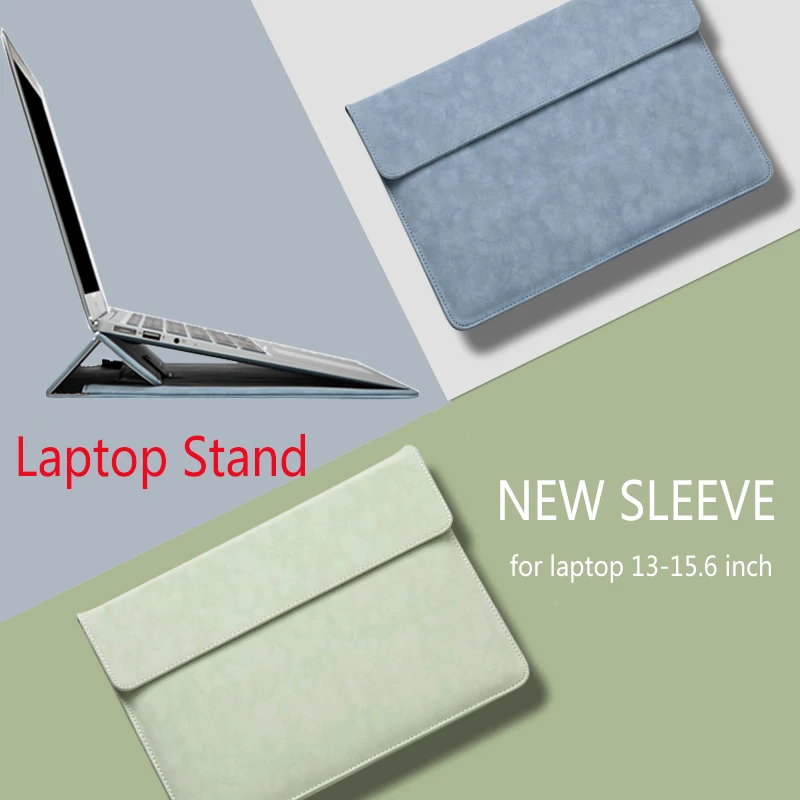 

Laptop Sleeve Stand Cover For Macbook Air Pro 13 15 16 M1 2020 A2338 A2337 Case for Huawei ASUS HP Dell 12 13.3 14 15.6 inch Bag
