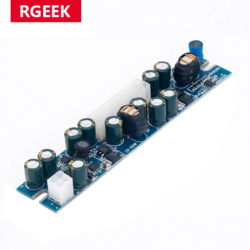 RGEEK 12 В 150 Вт DC ATX PSU Peak Pico переключатель DC-DC 24pin MINI ITX к PC источник питания для