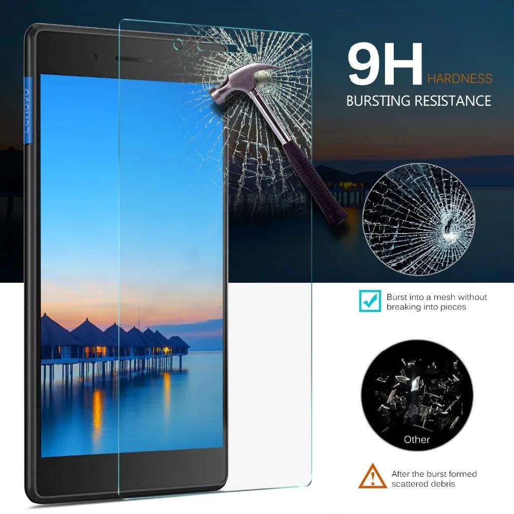 

9H Screen Protector For Lenovo Tab 7 Essential TB-7304F Tempered Glass TB 7304F 7304 7304I 7304X 7.0 inch Tablet Film Guard