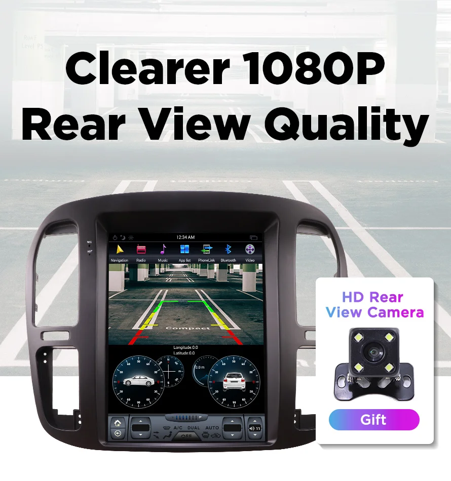 Android автомобильный gps-навигатор для TOYOTA LAND CRUISER 1999-2002 12,1 дюймов Автомобильный мультимедийный стерео видео плеер головное устройство проигрывателя