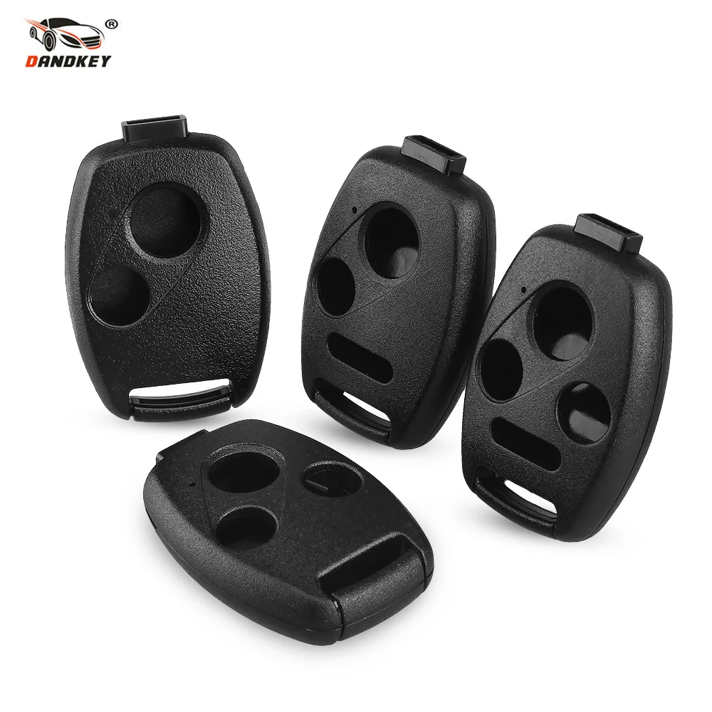 Dandkey чехол для дистанционного ключа от машины Shell Fob 2/3/4 кнопки Honda Accord CRV пилотный