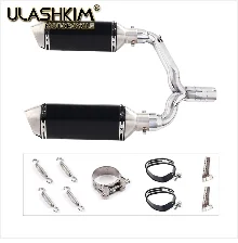 Motorcycle Full Exhaust Muffler Escape System Slip On For suzuki GSR400 GSR600 BK400 BK600 GSR BK 400 600 Modified Link Pipe