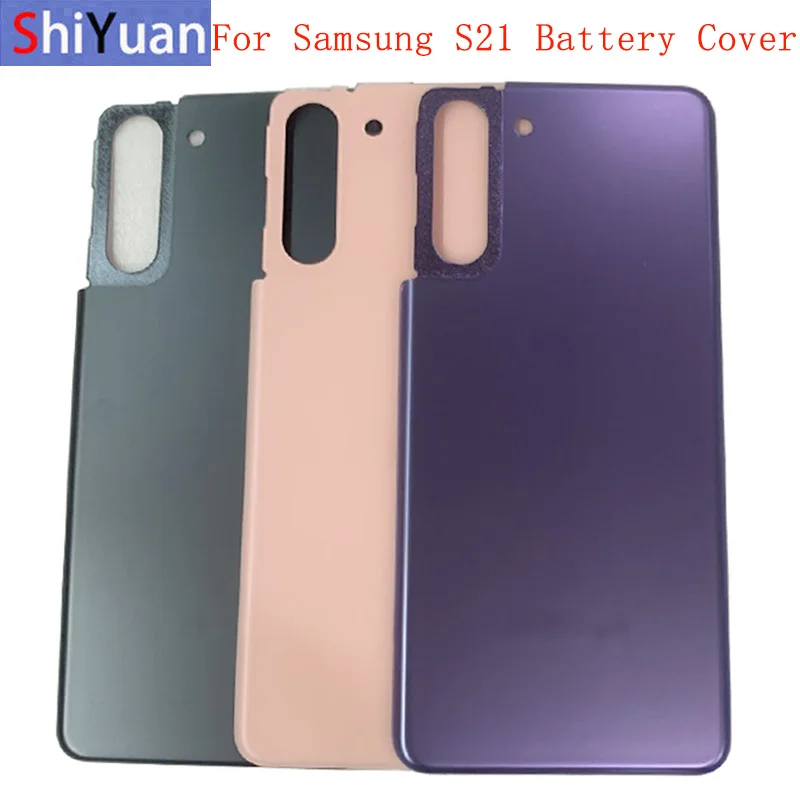 

Battery Case Cover Rear Door Housing Back Cover For Samsung S21 5G G991B G991 Battery Cover with Logo