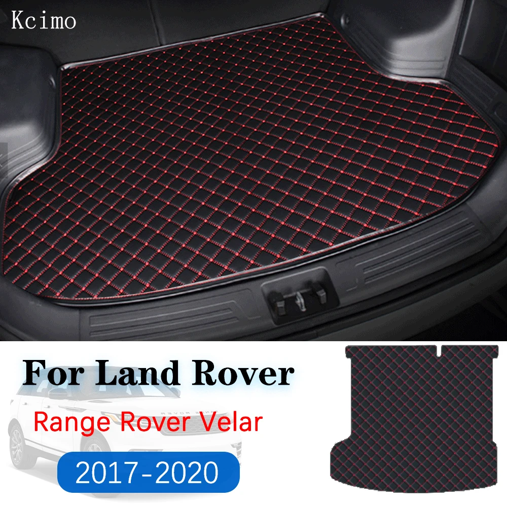 

Leather Car Trunk Mat For Land Rover Range Rover Velar 2017-2020 Cargo Liner Trunk Floor Pad Carpet Car Accessories