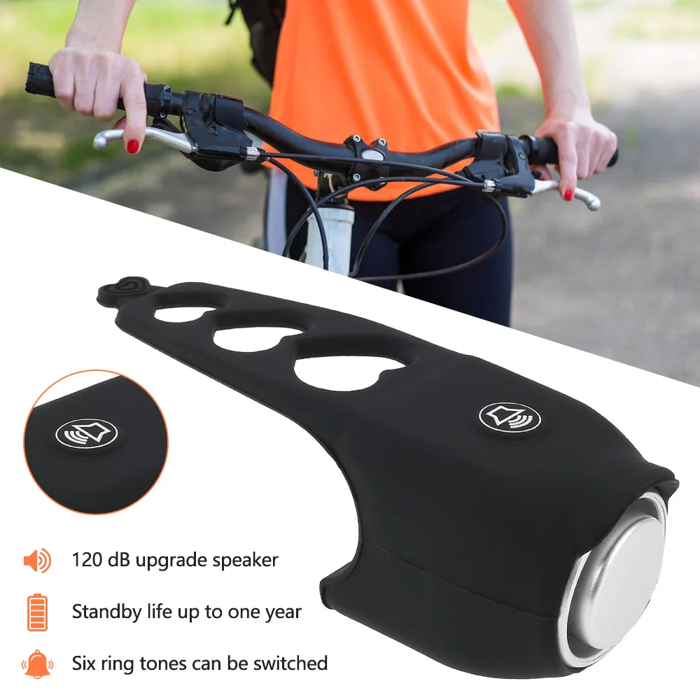 Велосипед Электронный громкий звуковой сигнал 120 дБ Предупреждение Безопасность