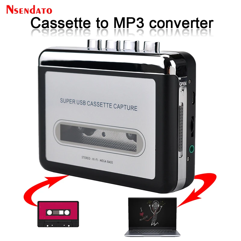 Магнитола EZCAP 220 кассета с конвертером в MP3 Захват аудио музыкальный плеер