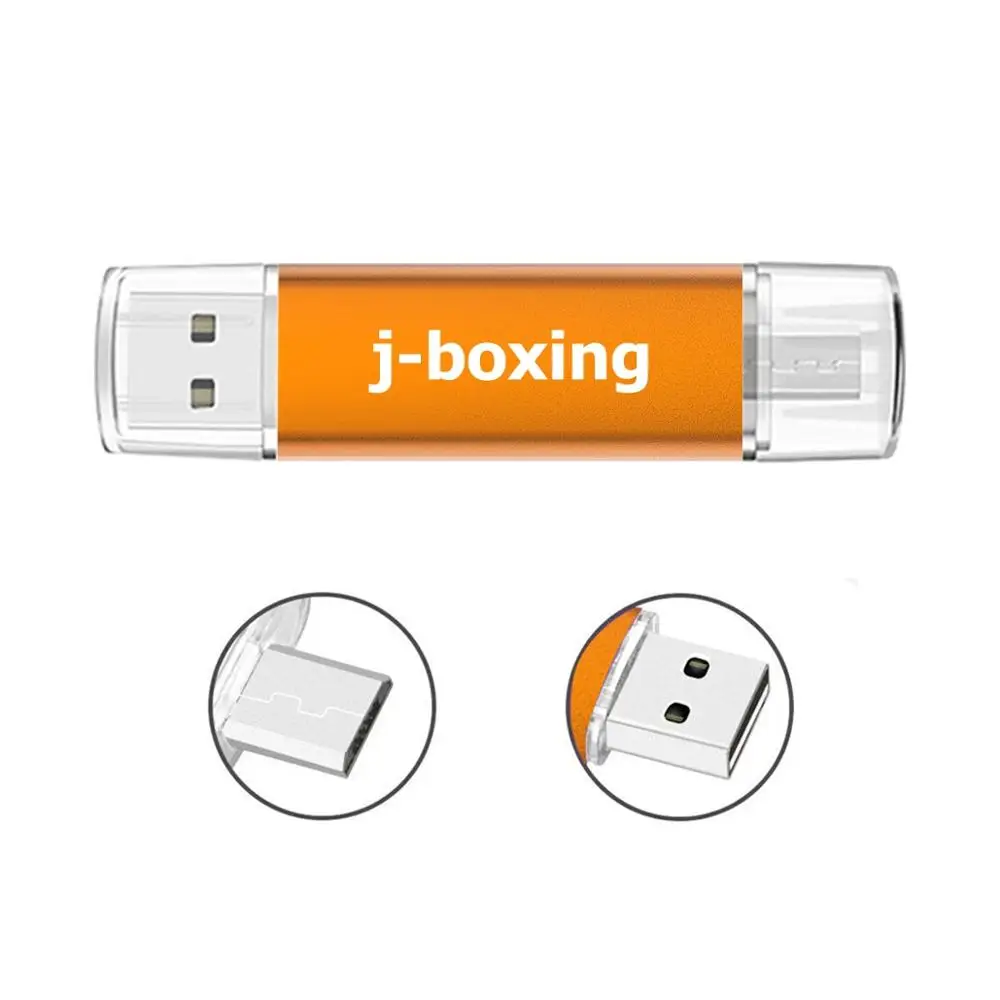 5X8 ГБ 32 OTG USB флеш накопитель с двумя портами карта памяти 16 Гб 64 прямоугольная otg