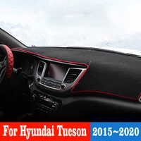 car dashboard cover sunshade pad instrument panel mat carpets accessories for hyundai tucson tl 2015 2016 2017 2018 2019 2020