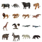 Фигурки героев Монтессори, фигурки героев из ПВХ, коллекционные игрушки, фигурки животных, фигурки героев мультфильмов, Детские когнитивные игрушки, гиена