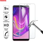 Закаленное стекло для Samsung Galaxy A7 2018, защита экрана 9H, Защитное стекло для Samsung A9 A7 A6 A8 Plus 2018, стеклянная пленка