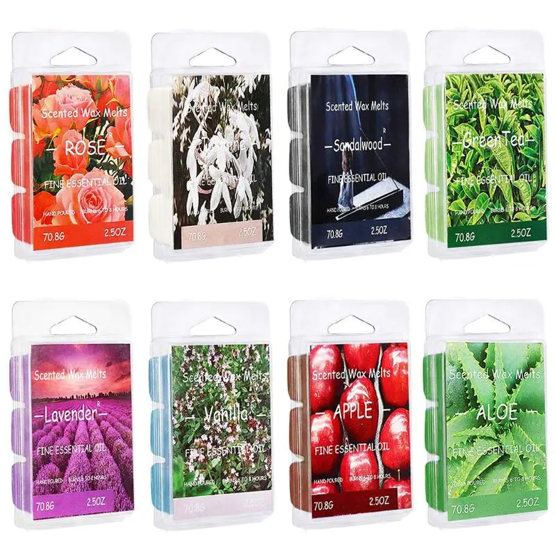 

Scented Wax Melts Air Freshener Apple Aloe Green Tea Sandalwood Rose Vanilla 203C
