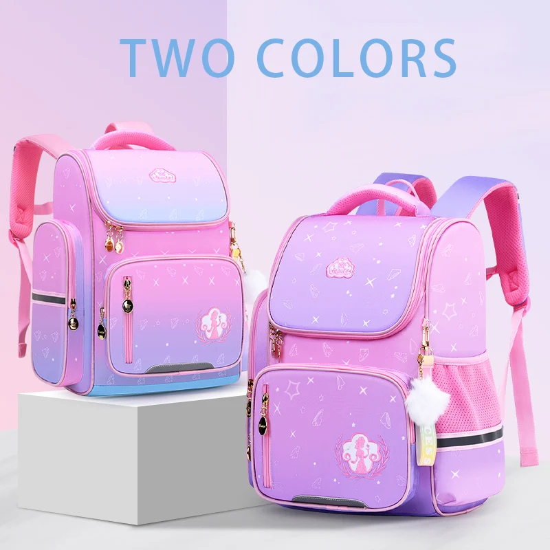 Beautiful Princess Girl Backpacks Light Weight School Bags for Students Big Capacity Children Backpack Kids Bags  Mochilas