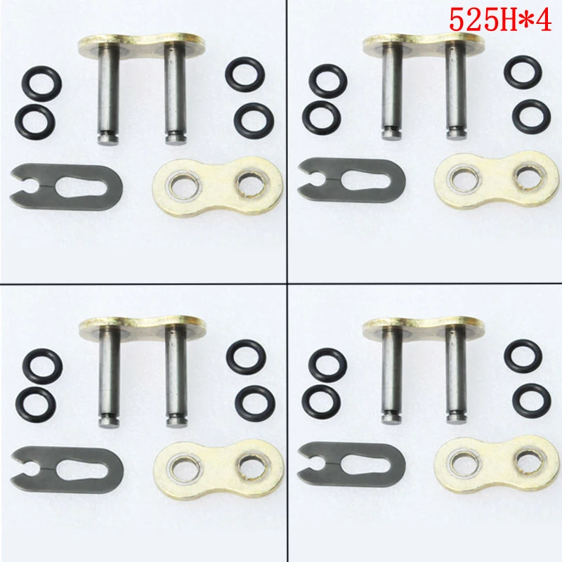 Сверхмощное соединительное звено цепи 525H 4 шт. уплотнительное кольцо для