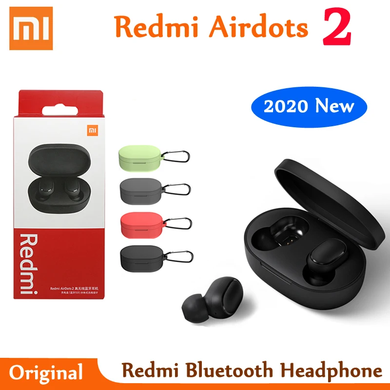 Оригинальные беспроводные наушники Xiaomi Redmi Airdots 2 TWS Bluetooth 5 0 стереонаушники с