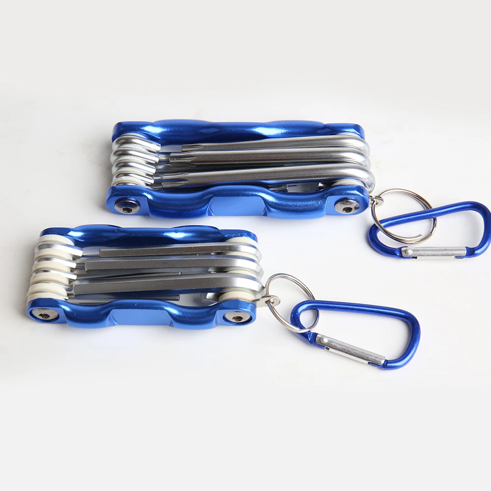 Набор гаечных ключей шестигранный металлический складной | Спорт и развлечения