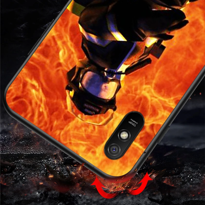 

Firefighter Heroes Fireman For Xiaomi Redmi 10X Pro 5G 9C 9A 9 GO K20 8A 8 7A 7 S2 6A 6 5 5A 4X Pro Bright Black Phone Case