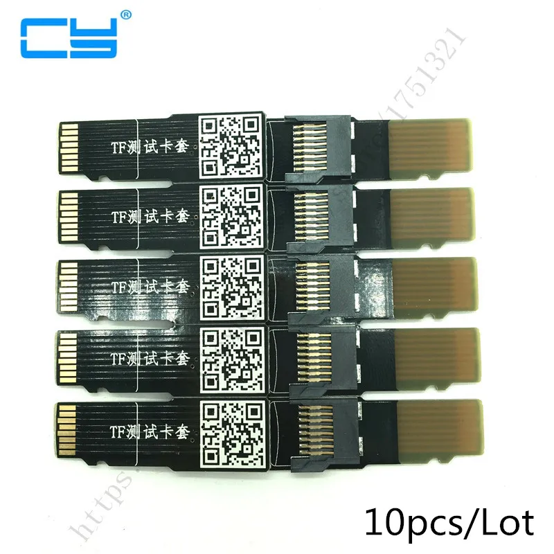 

10pcs/Lot Micro SD TF Memory Card Kit Male to Female Extension Adapter Extender Test Tools PCBA