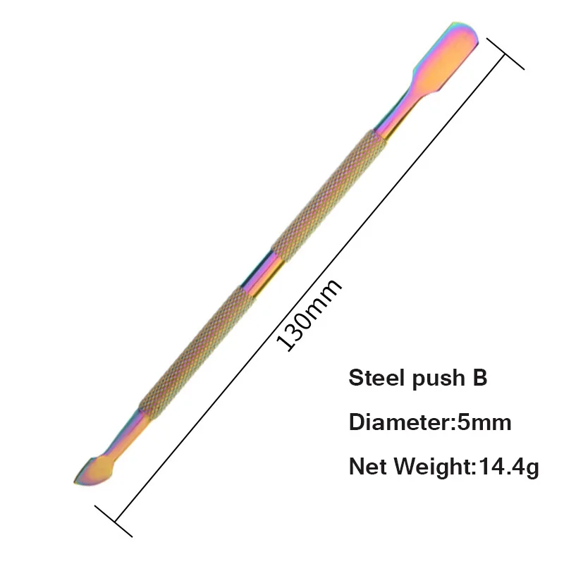

BQAN Rainbow Nail Scissors Stainless Steel Nail Cuticle Pusher Tweezer Nail Art File UV Gel Polish Remove Manicure Care Tool Set