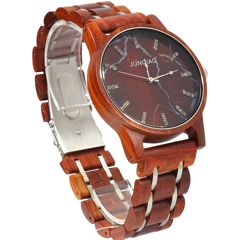 

Relogio masculino модные повседневные Бизнес Кварцевые часы для мужчин военный хронограф деревянные часы мужские наручные часы Reloj Hombre GWT-02